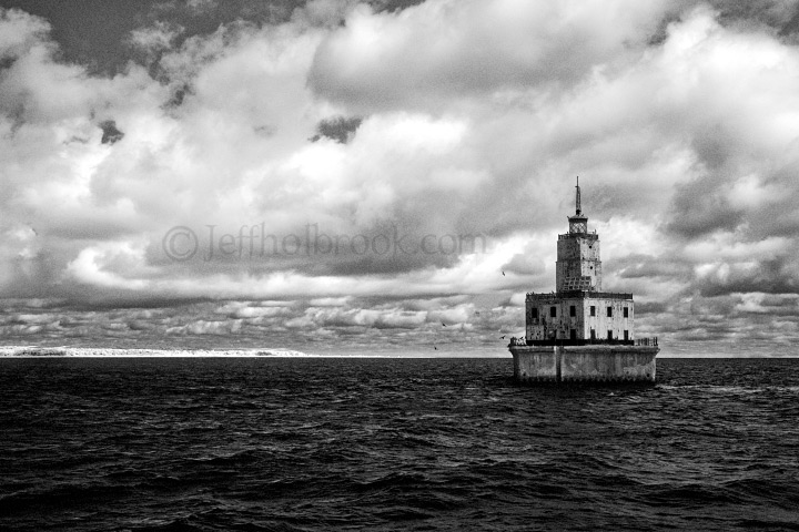 North Manitou Shoal Lighthouse, Lake Michigan, Michigan